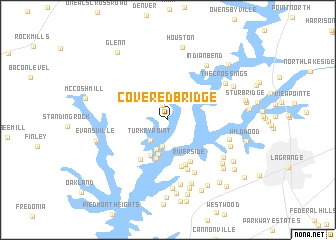 map of Covered Bridge