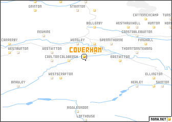 map of Coverham