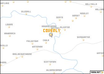 map of Coverly