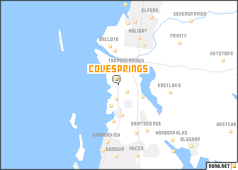 map of Cove Springs