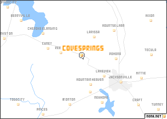 map of Cove Springs