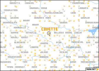 map of Covette