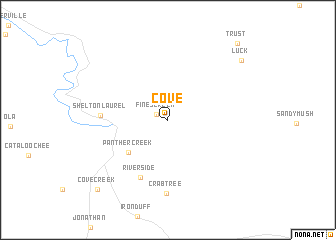 map of Cove