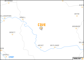 map of Cove