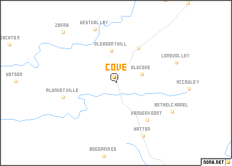 map of Cove