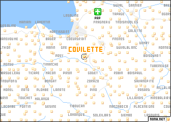 map of Covilette