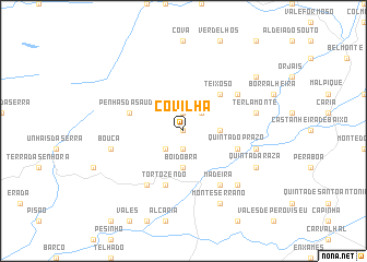 map of Covilhã
