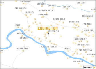 map of Covington