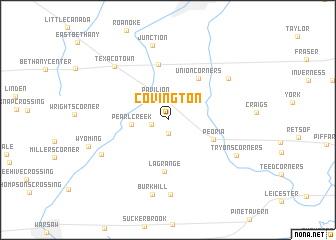 map of Covington