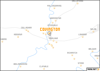 map of Covington