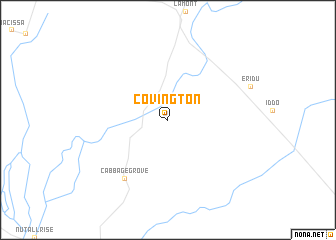 map of Covington