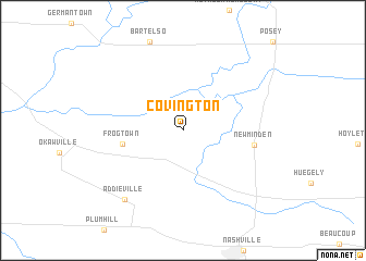 map of Covington