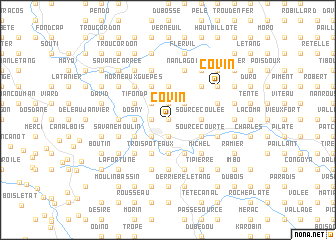 map of Covin