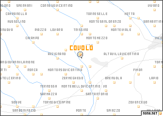 map of Covolo
