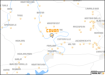 map of Cowan