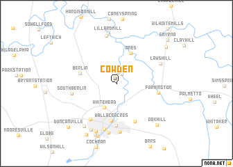 map of Cowden