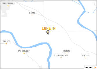 map of Coweta