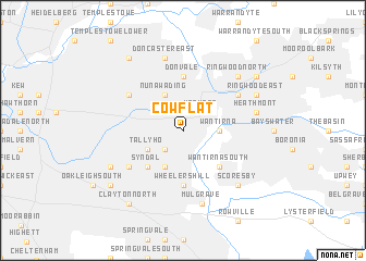 map of Cow Flat