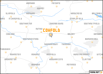 map of Cowfold