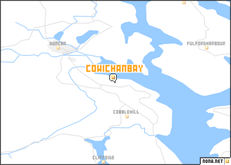 map of Cowichan Bay