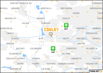 map of Cowley