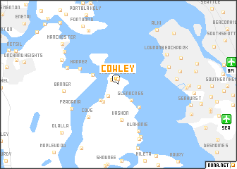 map of Cowley