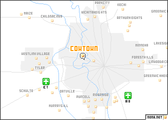 map of Cow Town