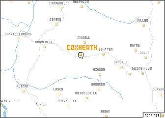 map of Coxheath