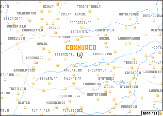 map of Coxhuaco