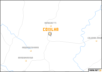 map of Coxilha