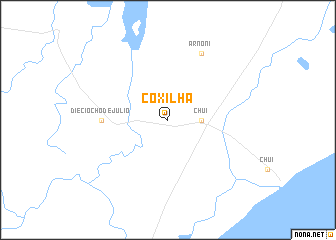 map of Coxilha