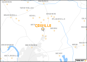 map of Coxville