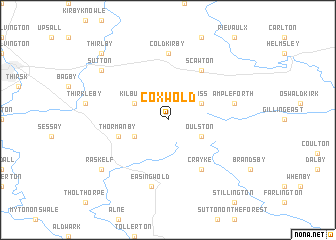 map of Coxwold