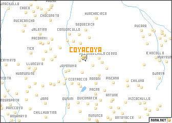 map of Coya Coya