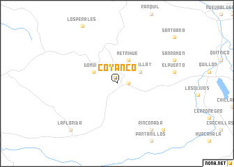 map of Coyanco