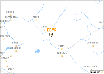 map of Coya