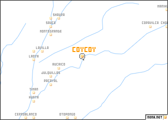 map of Coy-coy