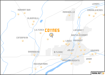 map of Coynes