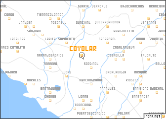 map of Coyolar