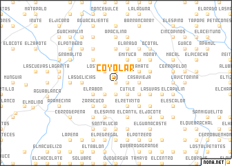 map of Coyolar