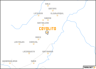 map of Coyolito