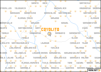 map of Coyolito