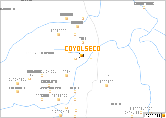 map of Coyol Seco