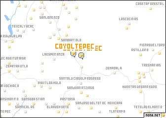 map of Coyoltepec