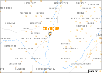 map of Coyoque