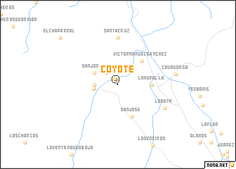 map of Coyote