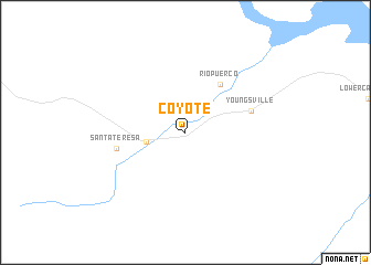 map of Coyote