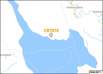 map of Coyote