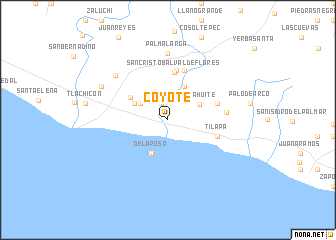 map of Coyote