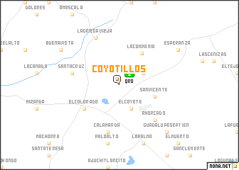 map of Coyotillos